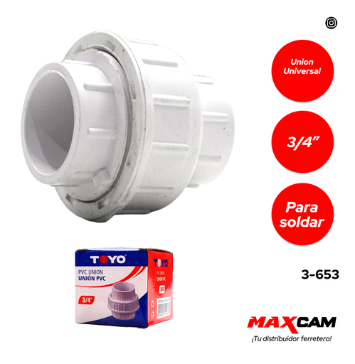 [3-653] UNION UNIVERSAL x 3/4 SOLDAR TOYO 3-653