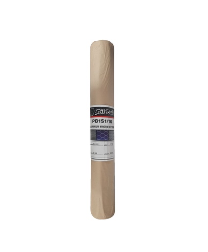 [4-006] MALLA MOSQUITERO ALUMINIO 25 X 0.90  PITBULL 4-006