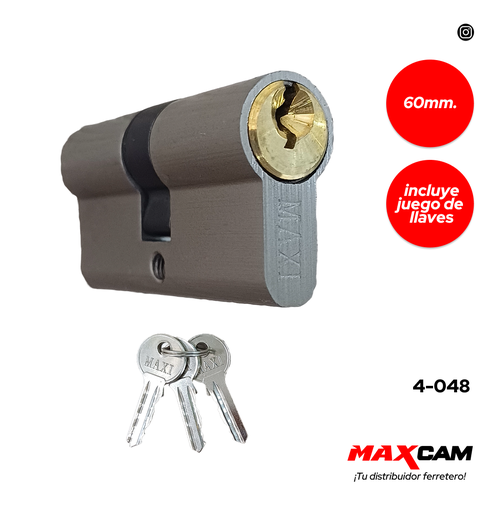 [4-048] CILINDRO TIPO PERA 60 MM MAXI TOOLS 4-048