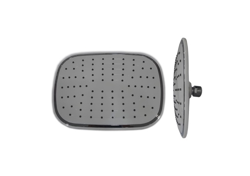 [4-092] REGADERA RECTANGULAR BLANCA 4-092