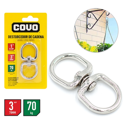 [4-158] DESTORCEDOR DE CADENA 1" x 3" COVO 4-158