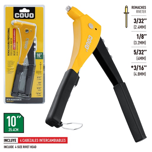 [4-185] REMACHADORA PROFESIONAL 10" COVO 4-185