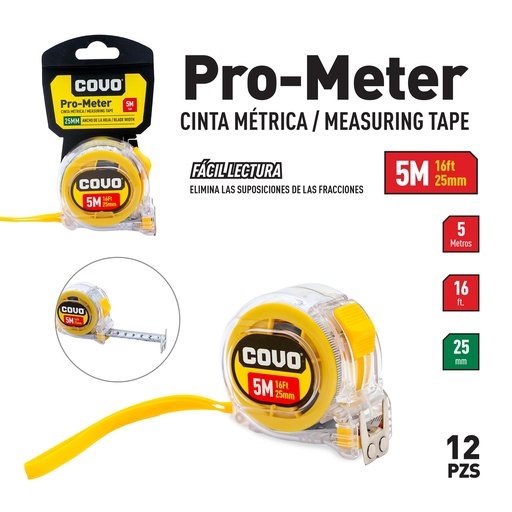 [4-197] METRO TRANSPARENTE x 5 MTS COVO 4-197