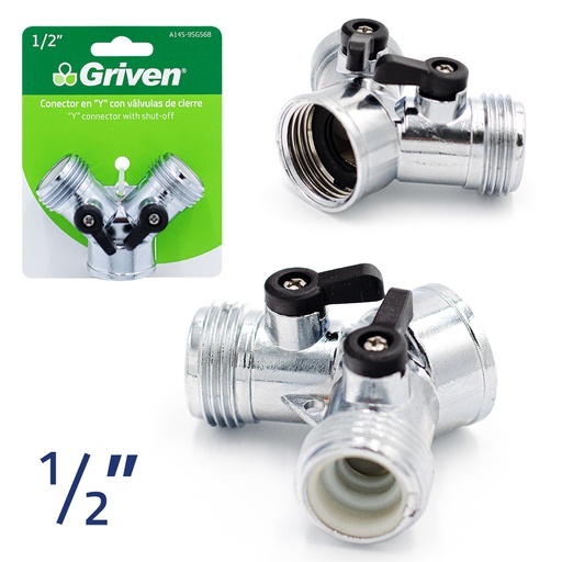 [4-234] YEE O CONECTOR P/LAVADORA METAL GRIVEN 4-234