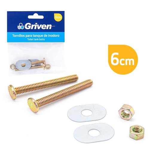 [4-249] TORNILLOS P/INODORO 6CM GRIVEN 4-249