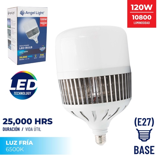 [4-299] BOMBILLO LED 120W ANGEL LIGHT E27/E40 110/220 4-299
