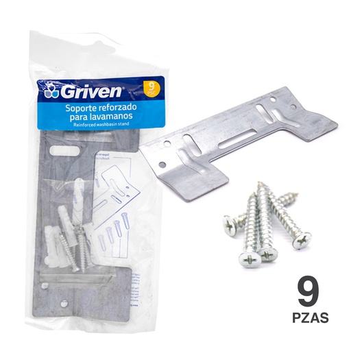 [4-336] UNA P/LAVAMANO C/TORNILLO GRIVEN 4-336