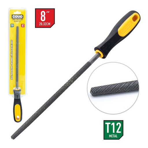 [4-351] LIMA REDONDA C/MANGO 8" COVO 4-351