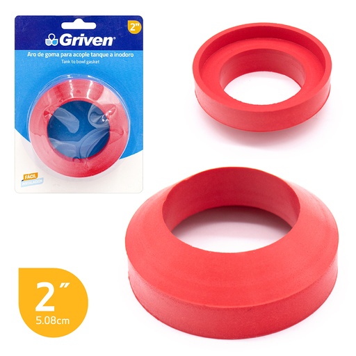 [4-373] GOMA PARA TANQUE WC 2" GRIVEN 4-373
