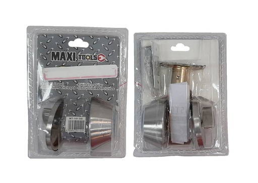 [4-387] CERROJO LLAVE/MARIPOSA PLATA MAXI TOOLS 4-387