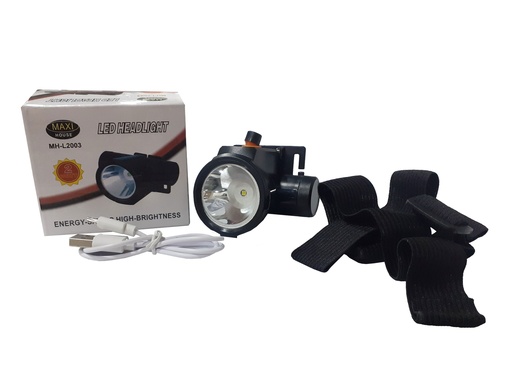 [4-416] LINTERNA MINERA RECARGABLE 2W MAXI HOUSE 4-416