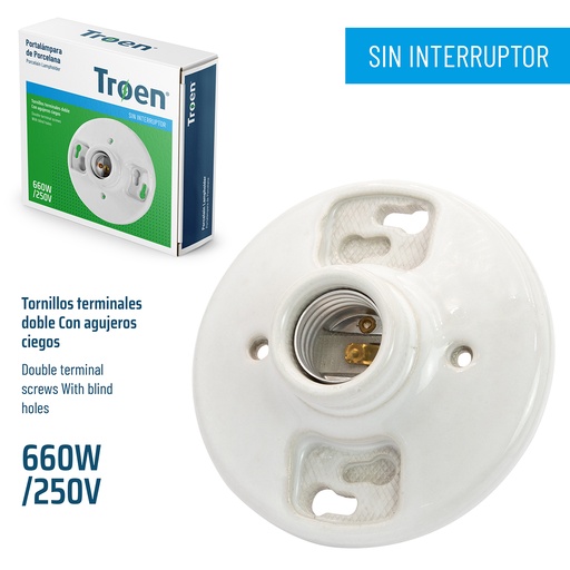 [4-495] PLAFON DE PORCELANA TROEN 4-495