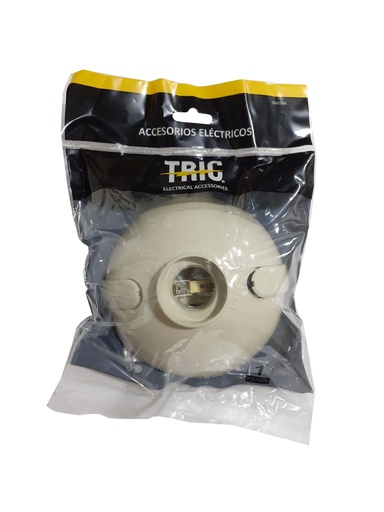 [4-524] PLAFON DE PLASTICO TIPO OVAL  TRIC 4-524