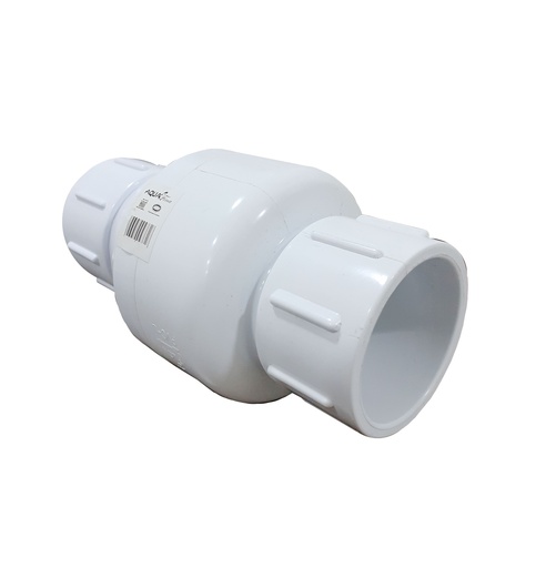 [4-536] VALVULA CHECK PVC x 2" SOLDAR AQUAFINA 4-536