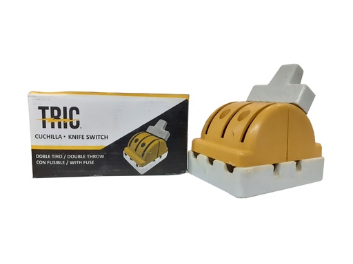 [4-553] CUCHILLA DOBLE PASE 3Px100A AMARILLA  TRIC 4-553