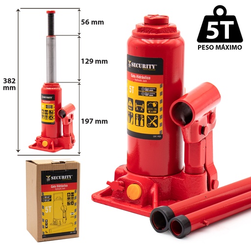 [4-578] GATO BOTELLA 5 TON  SECURITY 4-578