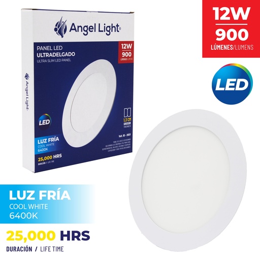 [4-587] PANEL LED EMP RED LUZ BLANCA 12W ANGEL L 4-587