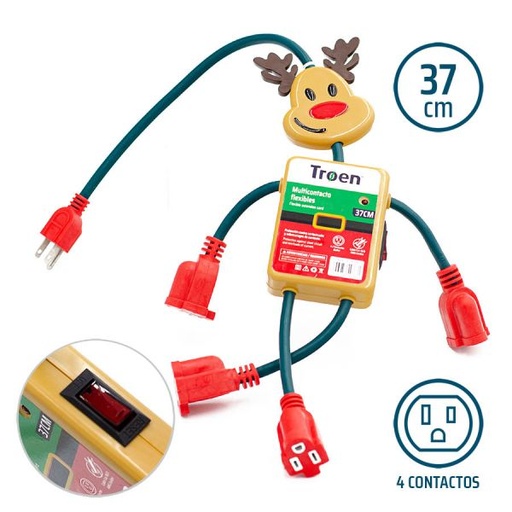 [4-622] EXTENSION ELECTRICA NAVIDEÑA TROEN 4-622
