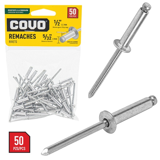 [4-673] REMACHE 5/32 x 1/2 x 50 UNID COVO 4-673