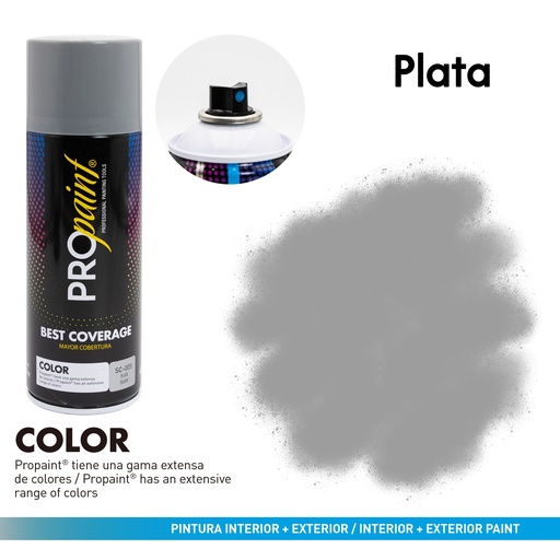[4-712] SPRAY PLATA x 400 ML PRO PAINT 4-712