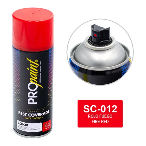 [4-715] SPRAY ROJO FUEGO x 400 ML PRO PAINT 4-715
