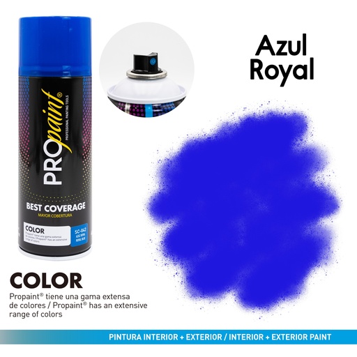[4-716] SPRAY AZUL ROYAL PRO PAINT 4-716