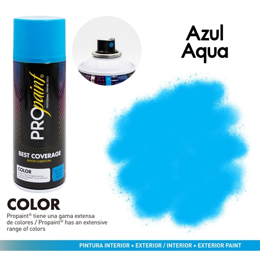 [4-720] SPRAY AZUL AQUA x 400 ML PRO PAINT 4-720