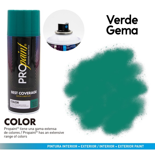 [4-723] SPRAY VERDE GEMA x 400 ML PRO PAINT 4-723