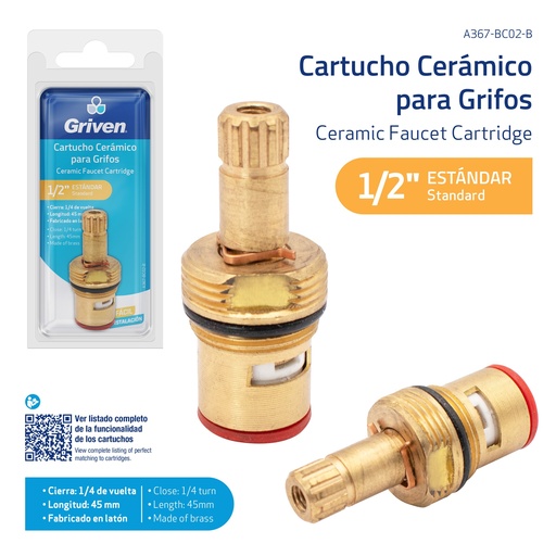 [4-765] VASTAGO GRIVEN 45MM 4-765