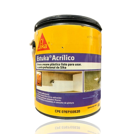 [0-164] ESTUKA ACRILICA x 6KG SIKA (PASTA PROFESIONAL) 0-164