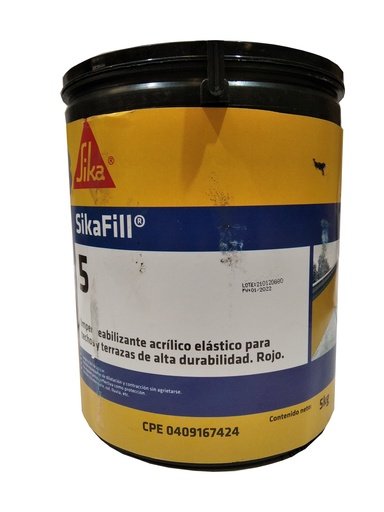 [0-167] SIKAFILL 5 ROJO GALON x 5KG 0-167
