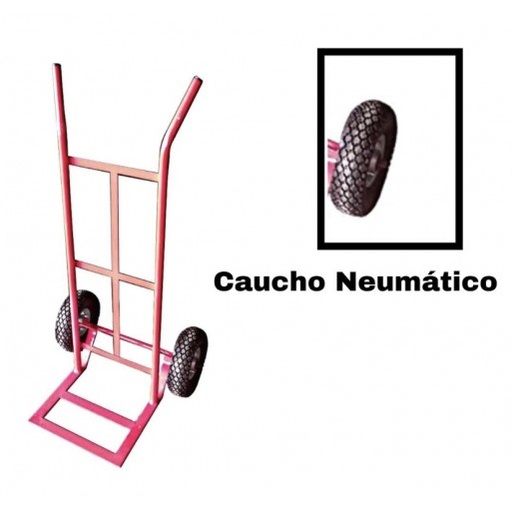 [0-286] CARRUCHA C/RUEDA NEUMATICA 10" RUTEL 0-286