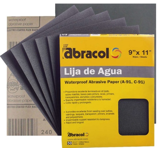 [0-354] LIJA GRANO 240 ABRACOL 0-354