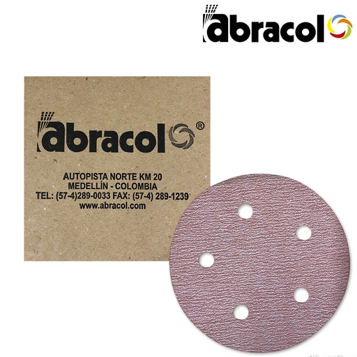 [0-364] ABRAMAGIC ROJO GRANO 220 x 5" ABRACOL 0-364
