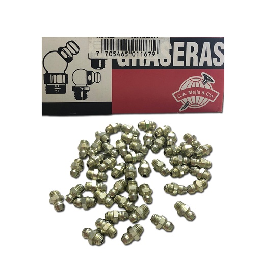 [0-391] GRASERA 1/4" U.N.F 11 RECTA x 200 UNID MEJIA 0-391