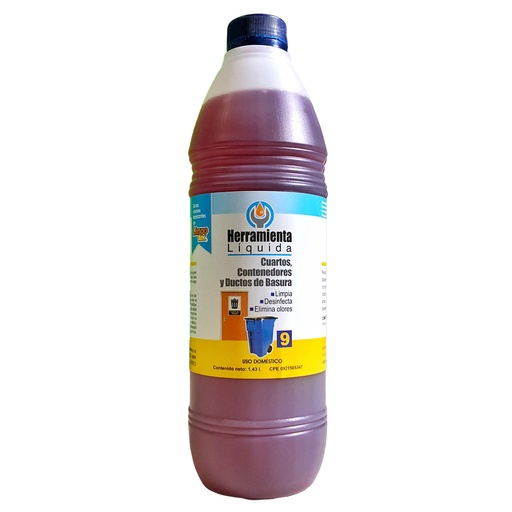 [0-407] LIMPIADOR CUARTOS DE BASURA 1.43 L DISORCA 0-407