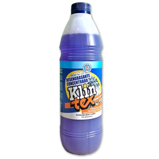 [0-421] KLINTEX INDUSTRIAL DESENGRASANTE DE PISOS 1.43 L DISORCA 0-421