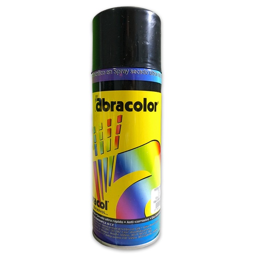 [0-444] SPRAY NEGRO BRILLANTE 400 ML ABRACOL 0-444