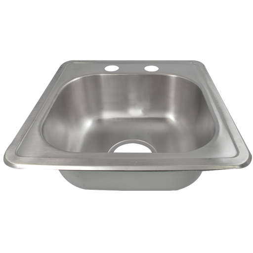 [0-601] FREGADERO ACERO INOX 38 x 38 CM FERMETAL 0-601