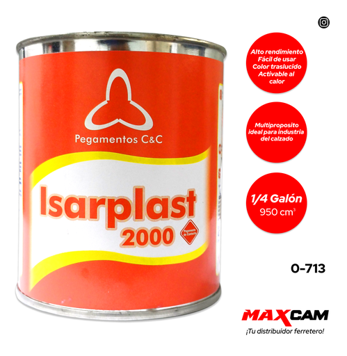 [0-713] CEMENTO CONTACTO ISARPLAST 2000 x 1/4 GLN COUTTENYE 0-713