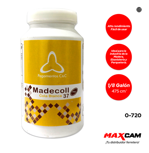 [0-720] COLA BLANCA MADECOLL 37 x 1/8 GLN COUTTENYE 0-720