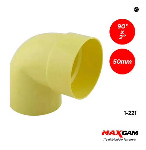 [1-221] CODO AN 90° x 50MM FITCO 2" 1-221