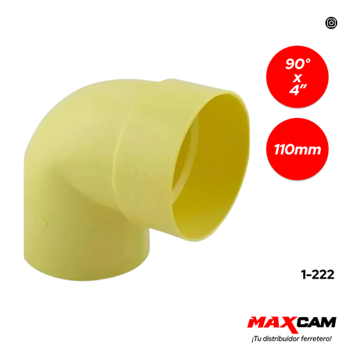 [1-222] CODO AN 90° x 110MM FITCO 4" 1-222
