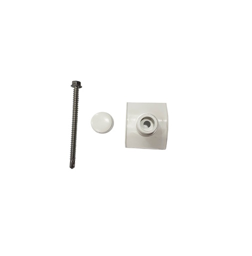 [1-406] SET DE FIJACON ONDULADO BLANCO Unidades 1-406