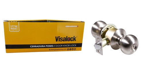 [1-624] CERRADURA DE POMO DORMITORIO VISALOCK 1-624