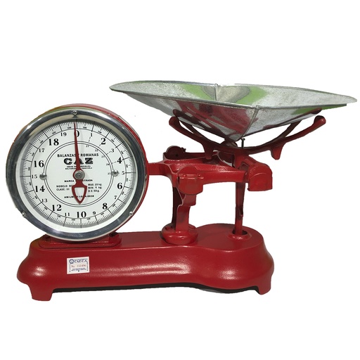 [1-681] BALANZA MOSTRADOR C/PLATO HONDO x 10KG CAZ 1-681
