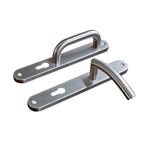 [1-715] MANILLA INOXIDABLE PLATEADA CURVA VISALOCK 1-715