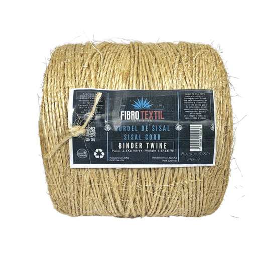 [1-752] CORDEL SISAL BINDER TWINE x 3 KG FIBRO TEXTIL 1-752