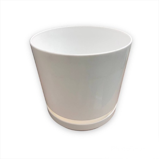 [1-847] MATERO C/PLATO ART CIL D-10 BLANCO 1-847