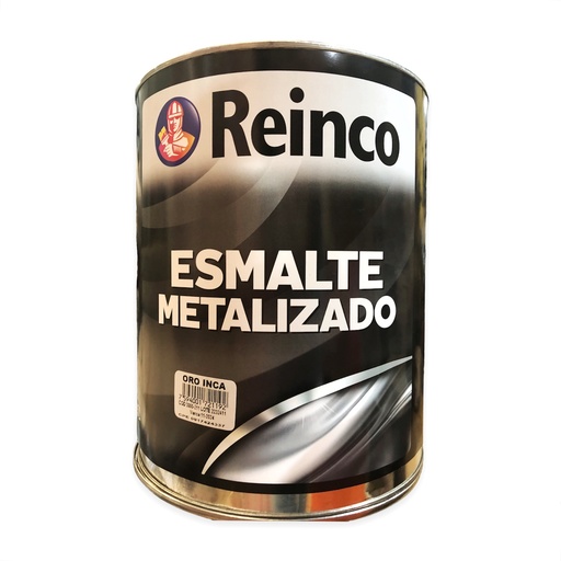 [1-879] PINTURA ESMALTE METALIZADO ORO INCA x GALON REINCO 1-879